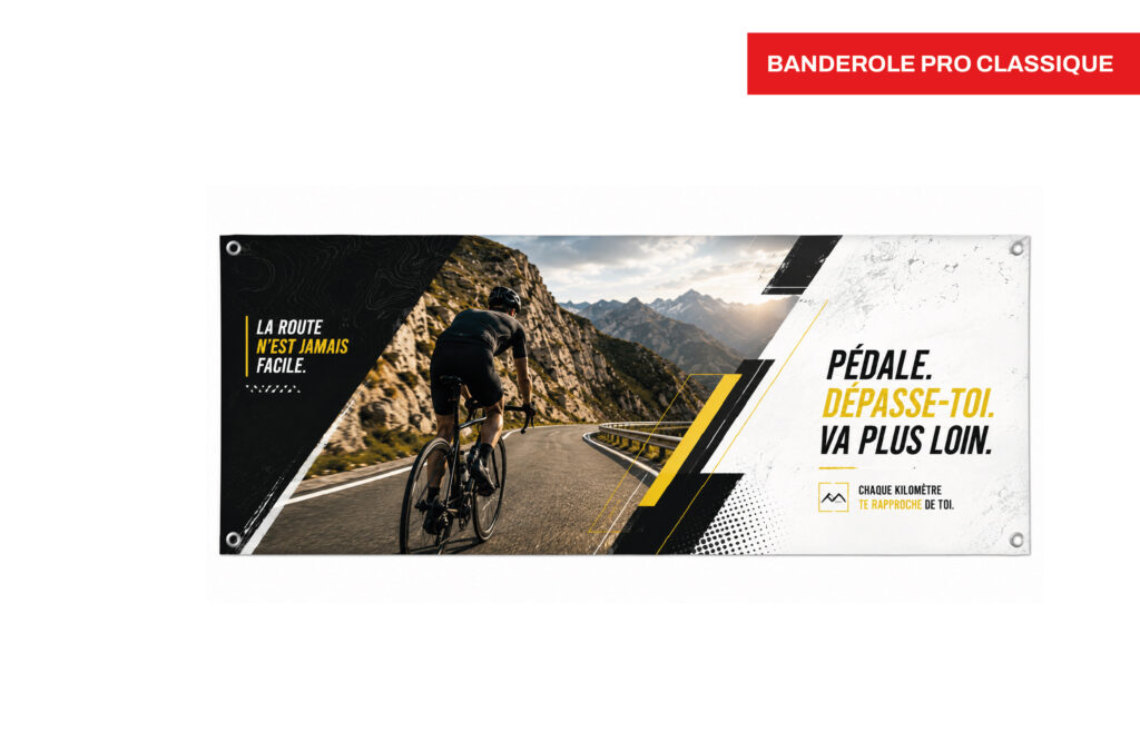 Banderole Pro Classique - Meilleur rapport Qualité/Prix, imprimé par Aimosa en Suisse