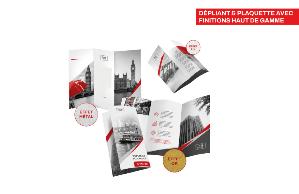 Impression de dépliants & plaquettes commerciales en Suisse