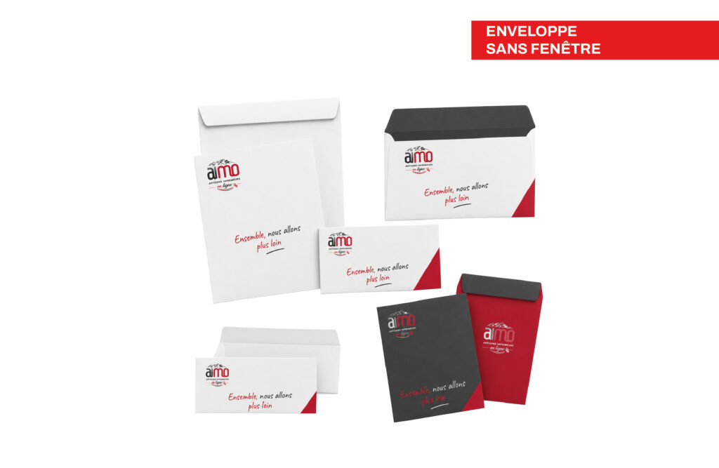 Impression de enveloppes d'entreprise imprimées en Suisse