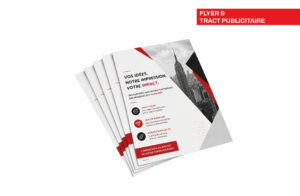 Impression de flyers et prospectus publicitaires standard - Aimosa Suisse