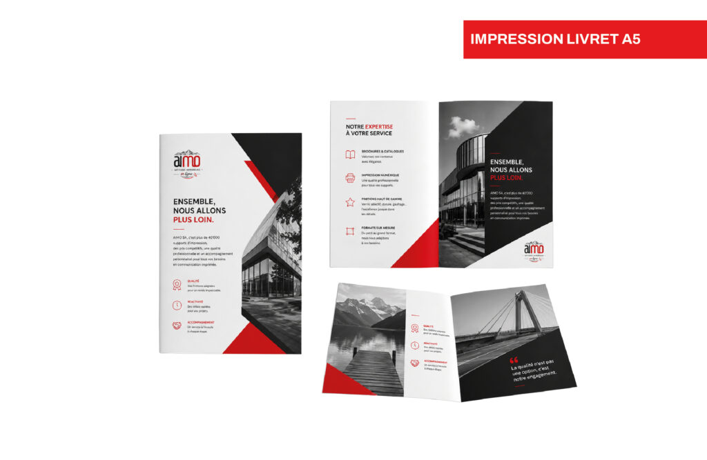 Impression de brochures agrafées de vente en Suisse, visuel 3