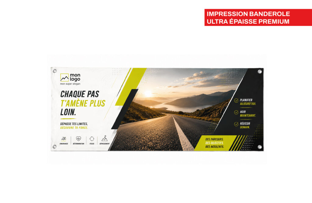 Impression banderole ultra épaisse premium, imprimé par Aimosa en Suisse