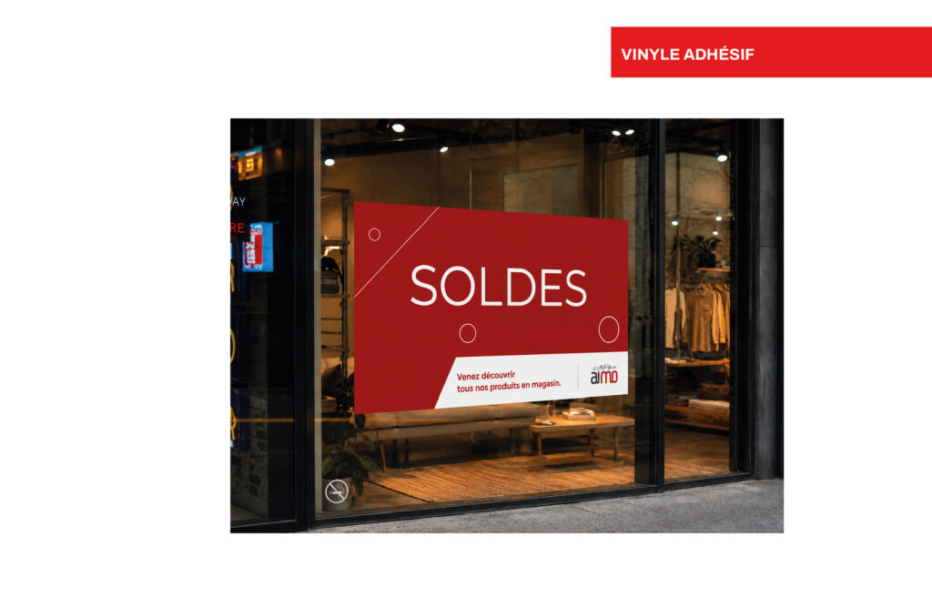 Vinyle Adhésif pas cher - Stickers Autocollant sur mesure, imprimé par Aimosa en Suisse