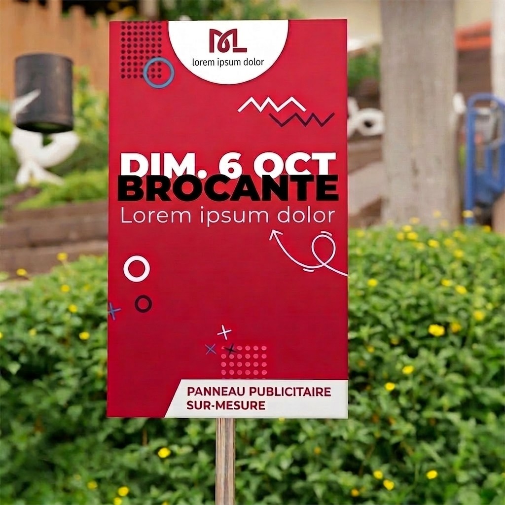 Impression Panneau Publicitaire Pas Cher, imprimé par Aimosa en Suisse