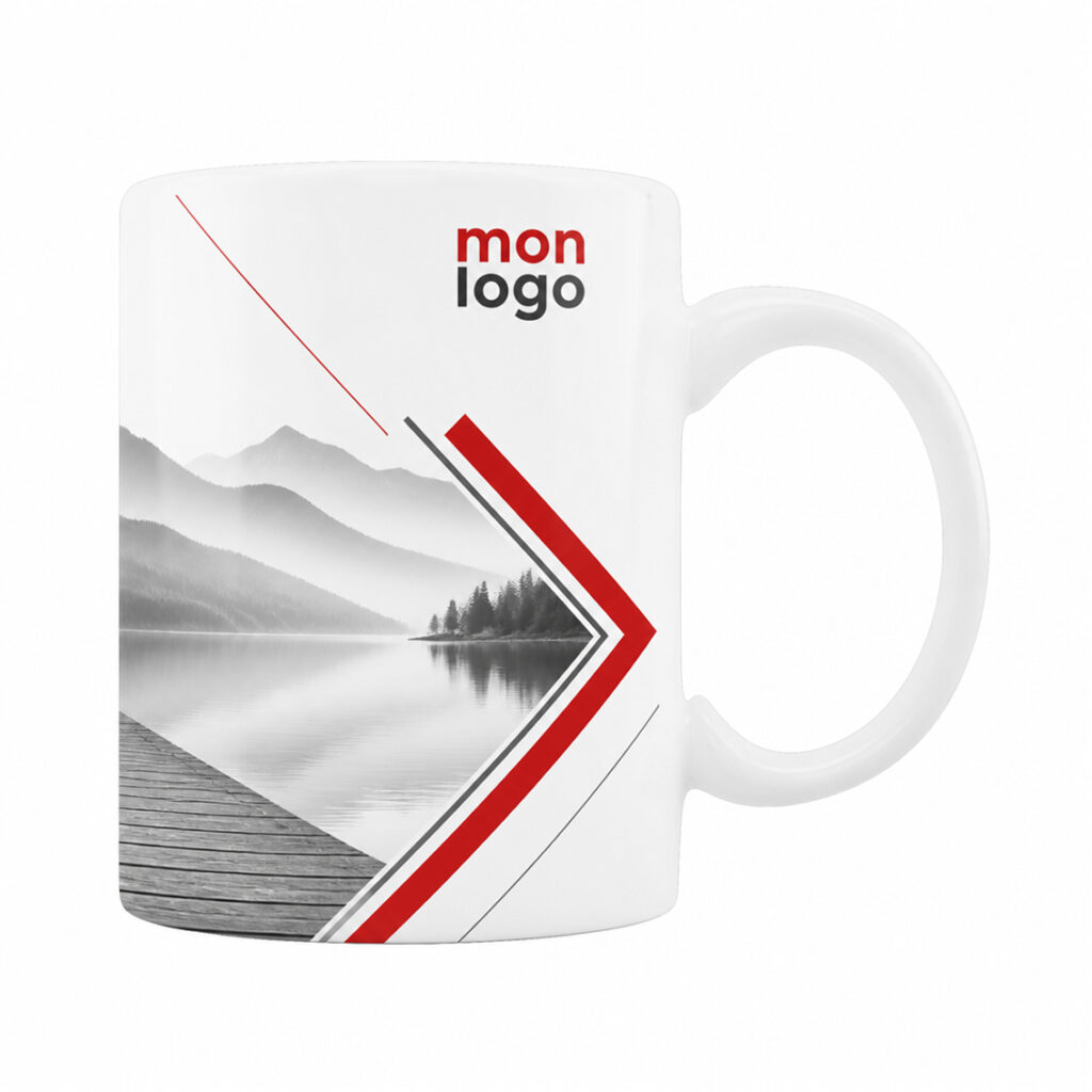 Mug publicitaire pas cher, imprimé par Aimosa en Suisse