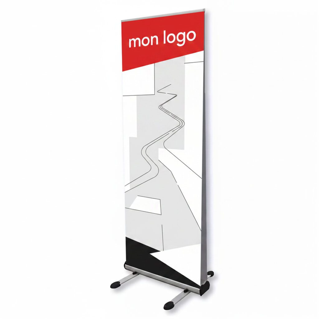 Impression de enrouleurs roll-up aluminium en Suisse, visuel 4