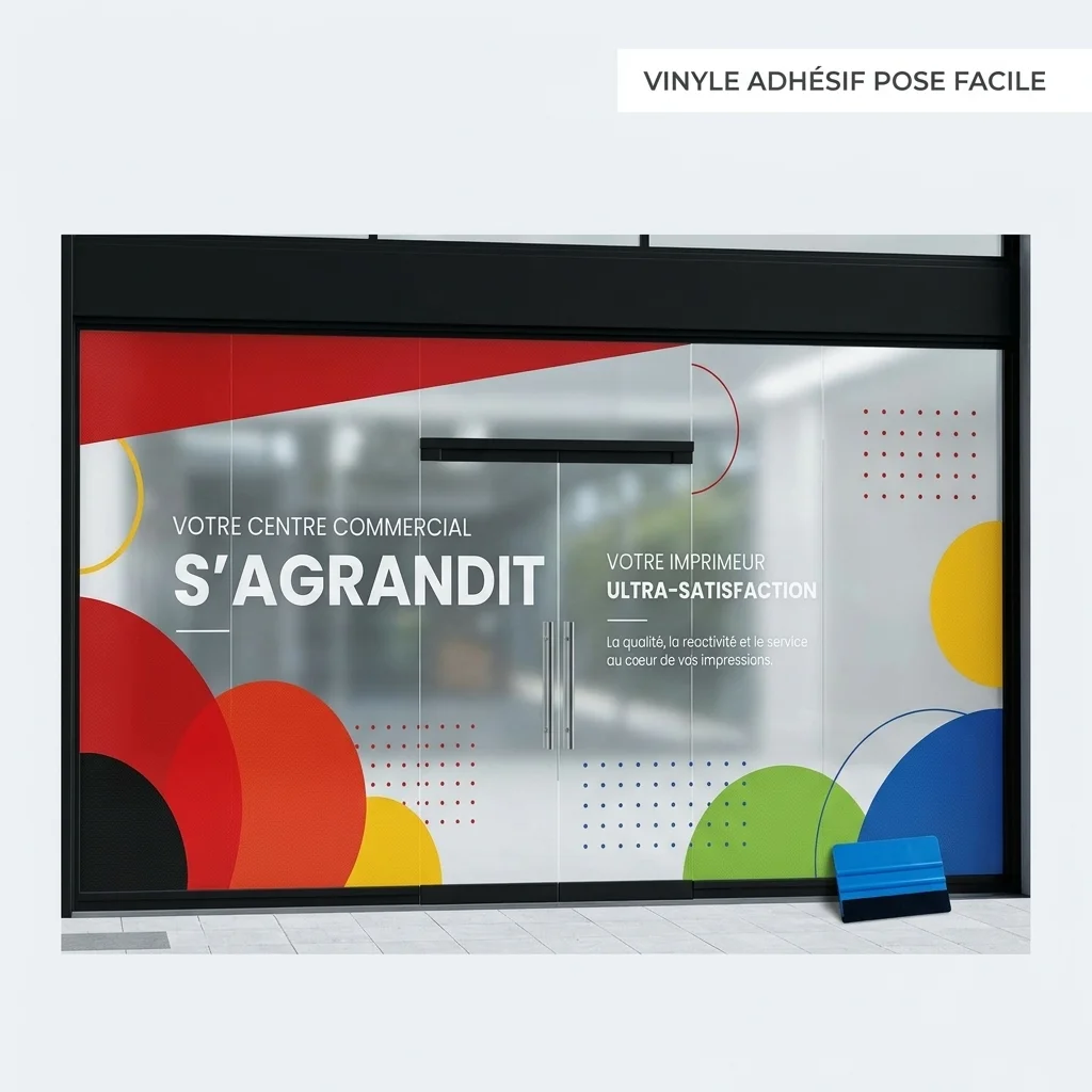 Adhésifs Vitrines, Véhicules & Marquage de Sol